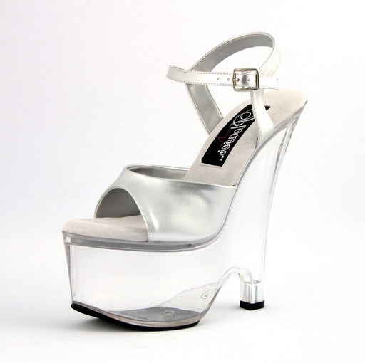 Clear heel shop size 11